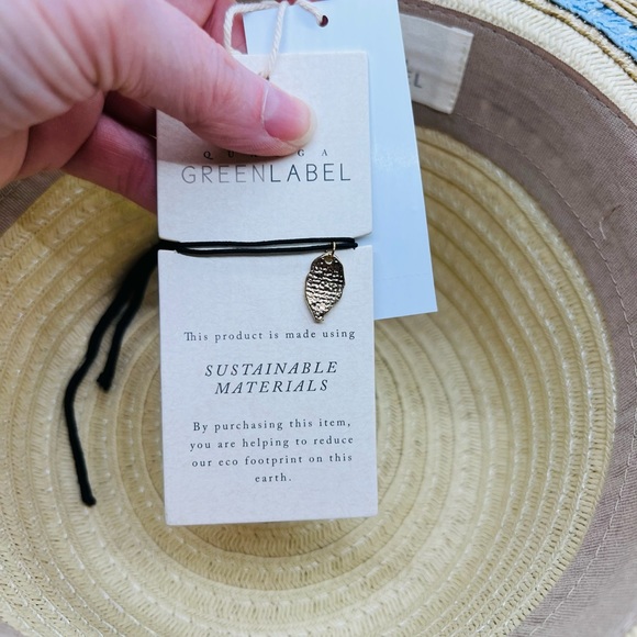 NWT QUAGGA Hat 4.5” brim, light blue and tan - Picture 6 of 15